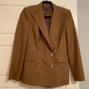 100% cashmere Blazer Tag on Ralph Lauren Purple